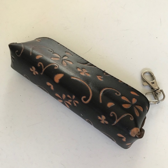 Mexican Leather Coin Purse - Picture 1 of 5